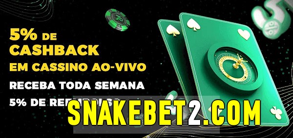 Promoções do cassino ao Vivo snakebet 
